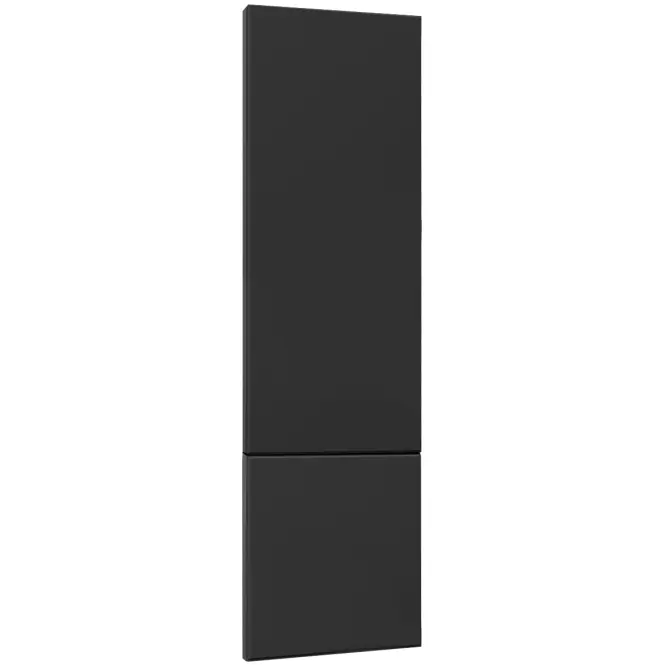 Čelo skrinky Luxeo F16-D40SP tenký rám black
