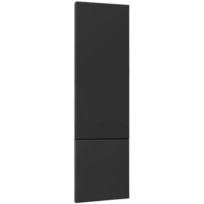 Čelo skrinky Luxeo F16-D40SPWN tenký rám black