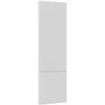 Čelo skrinky Luxeo F16-D40SPWN tenký rám white