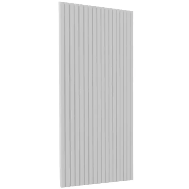 Čelo skrinky Luxeo F14-D40 ryfla white