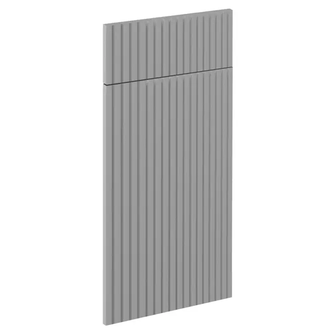 Čelo skrinky Luxeo F14-D40S1-AX ryfla grey