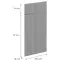 Čelo skrinky Luxeo F14-D40S1-AX ryfla grey,2