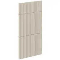 Čelo skrinky Luxeo F14-D40S3-AX ryfla kašmír