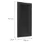 Čelo skrinky Luxeo F15-D40 rám black,2