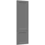 Čelo skrinky Luxeo F15-D40SP rám dark grey