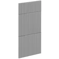 Čelo skrinky Luxeo F14-D40S3-AX ryfla grey