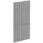 Čelo skrinky Luxeo F14-D40S3-AX ryfla grey
