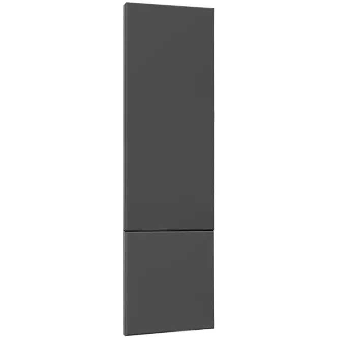 Čelo skrinky Luxeo F16-D40SP tenký rám dark grey