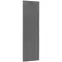Čelo skrinky Luxeo F14-D40SP ryfla dark grey
