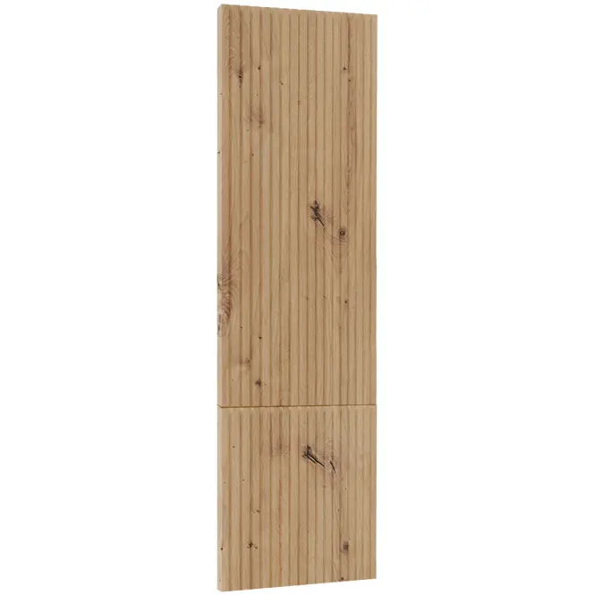 Čelo skrinky Luxeo F14-D40SP ryfla dub