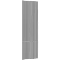 Čelo skrinky Luxeo F14-D40SP ryfla grey