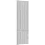 Čelo skrinky Luxeo F14-D40SP ryfla white