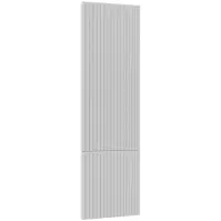 Čelo skrinky Luxeo F14-D40SP ryfla white
