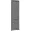 Čelo skrinky Luxeo F13-D40SP hampton dark grey