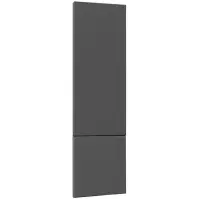 Čelo skrinky Luxeo F16-D40SPWN tenký rám dark grey
