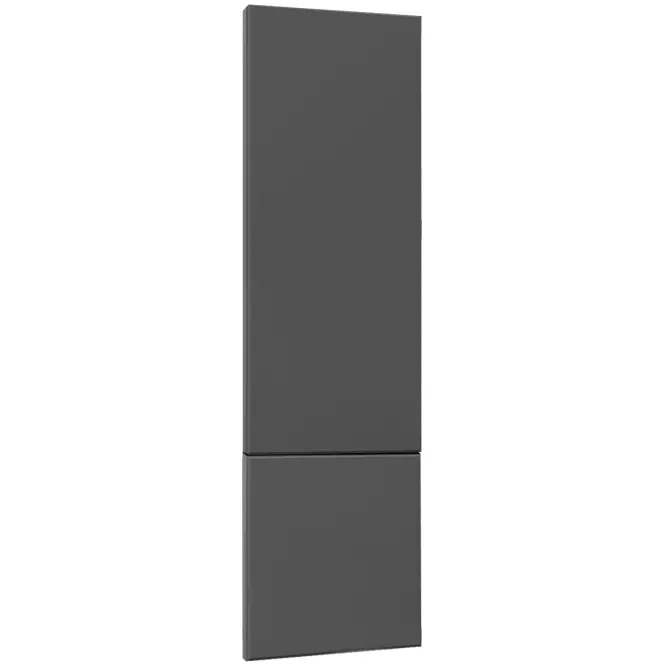 Čelo skrinky Luxeo F16-D40SPWN tenký rám dark grey