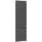 Čelo skrinky Luxeo F16-D40SPWN tenký rám dark grey