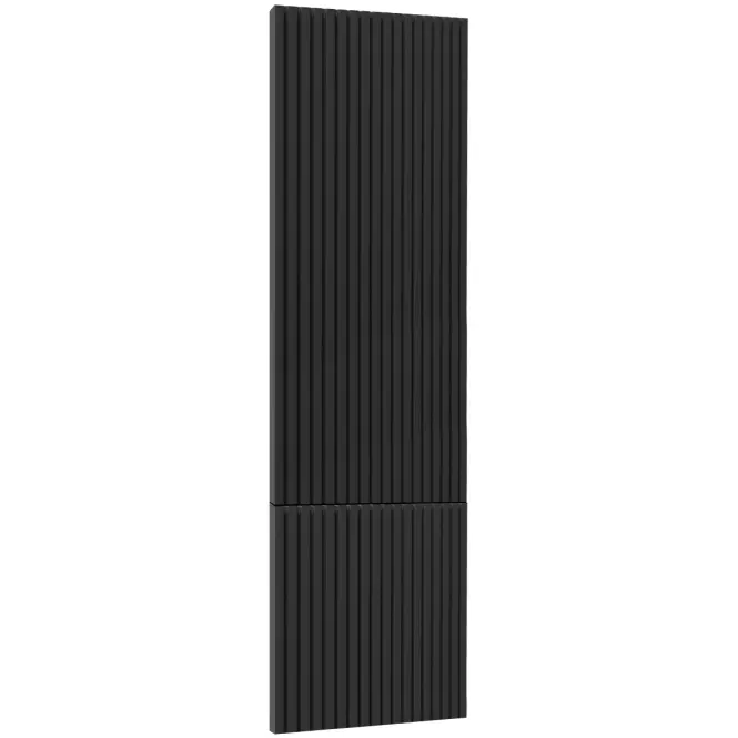 Čelo skrinky Luxeo F14-D40SPWN ryfla black