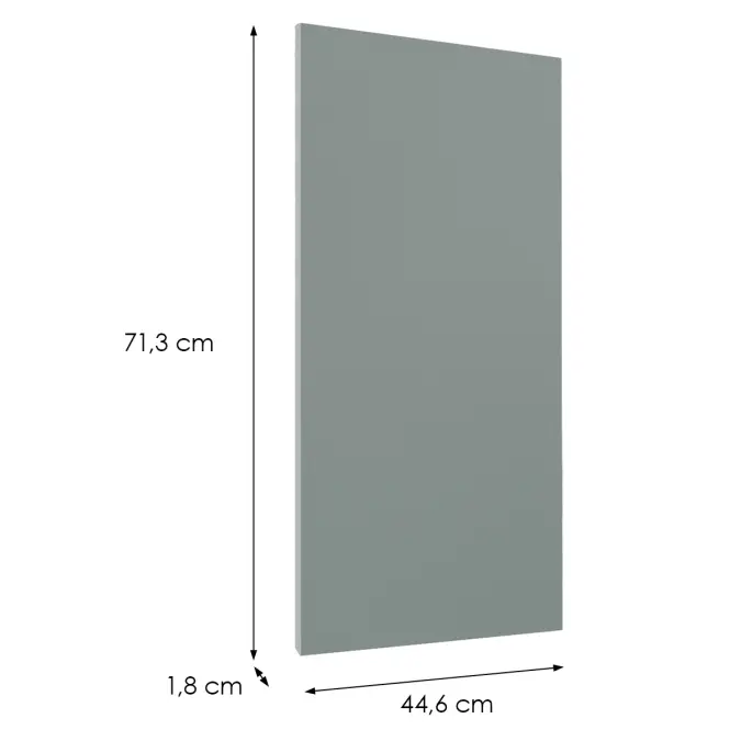 Čelo skrinky Luxeo F08-D45FZW green,2