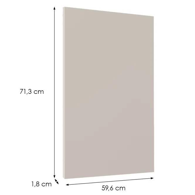 Čelo skrinky Luxeo F08-D60FZW beige,2