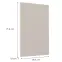 Čelo skrinky Luxeo F08-D60FZW beige,2