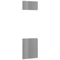 Čelo skrinky Luxeo F02-D60PM grey lak