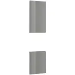 Čelo skrinky Luxeo F02-D60PWN grey lak