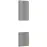 Čelo skrinky Luxeo F02-D60PWN grey lak