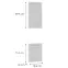 Čelo skrinky Luxeo F13-D60PWN hampton white,2