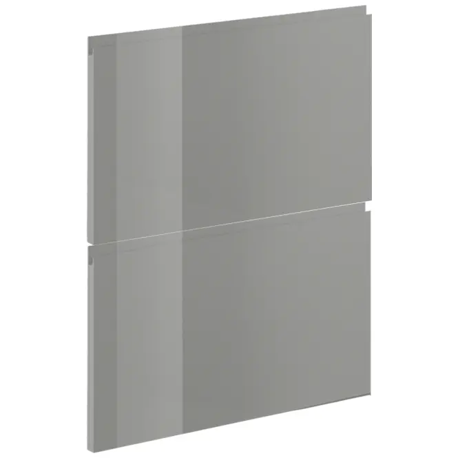 Čelo skrinky Luxeo F02-D60S2_D60S2+1_D60IN-AX grey lak
