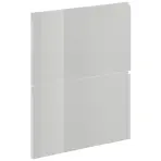 Čelo skrinky Luxeo F02-D60S2_D60S2+1_D60IN-AX white lak
