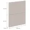 Čelo skrinky Luxeo F08-D60S2_D60S2+1_D60IN-AX beige,2