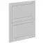 Čelo skrinky Luxeo F13-D60S2_D60S2+1_D60IN-AX hampton white