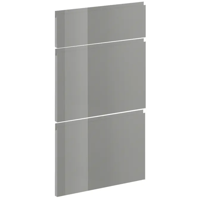 Čelo skrinky Luxeo F02-D60S3-AX grey lak
