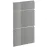 Čelo skrinky Luxeo F02-D60S3-AX grey lak