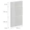 Čelo skrinky Luxeo F02-D60S3-AX white lak,2