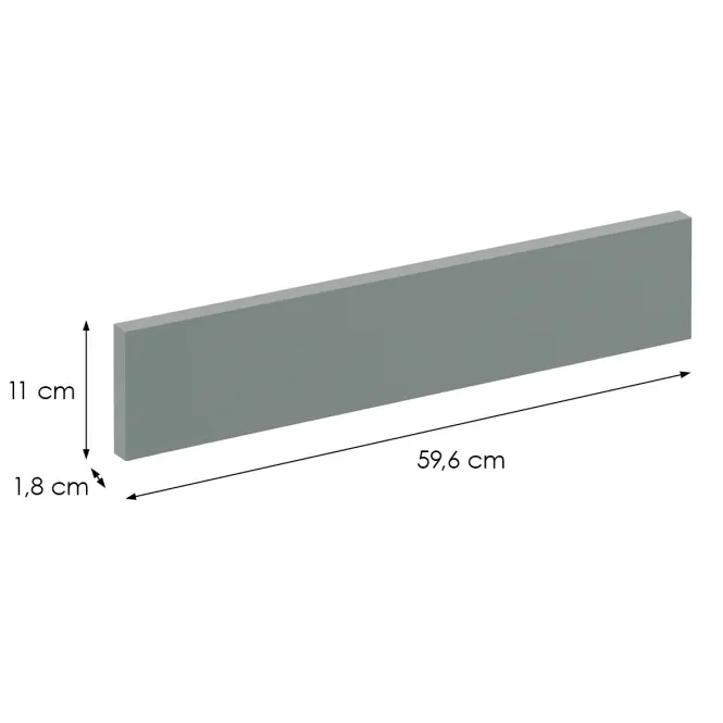 Čelo skrinky Luxeo F08-D60ZK green,2