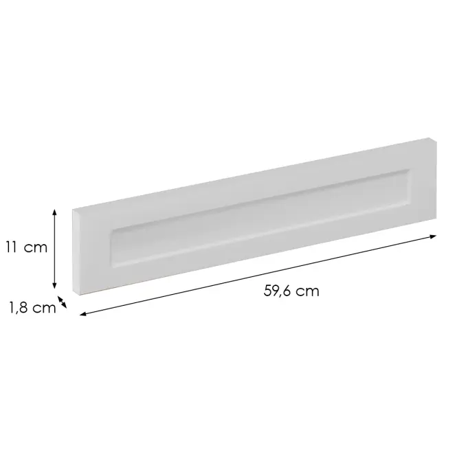 Čelo skrinky Luxeo F15-D60ZK rám white