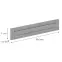 Čelo skrinky Luxeo F13-D60ZK hampton grey,2