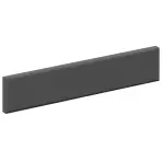 Čelo skrinky Luxeo F16-D60ZK tenký rám dark grey