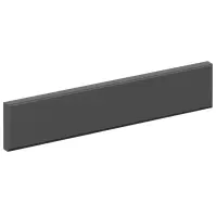 Čelo skrinky Luxeo F16-D60ZK tenký rám dark grey