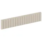 Čelo skrinky Luxeo F14-D60ZK ryfla kašmír