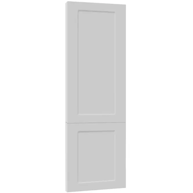 Čelo skrinky Luxeo F15-D60ZL_D60R rám white