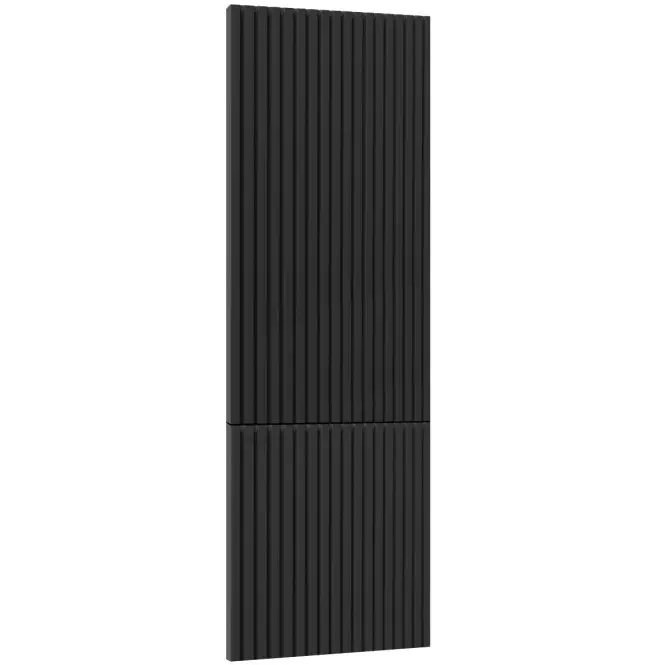 Čelo skrinky Luxeo F14-D60ZL_D60R ryfla black