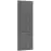 Čelo skrinky Luxeo F14-D60ZL_D60R ryfla dark grey