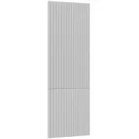 Čelo skrinky Luxeo F14-D60ZL_D60R ryfla white