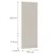 Čelo skrinky Luxeo F08-D60ZLN_D60RWN beige,2