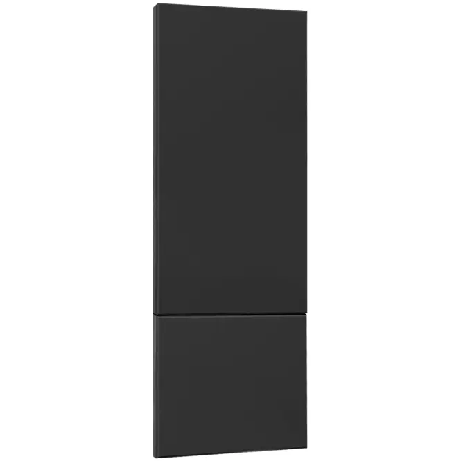 Čelo skrinky Luxeo F16-D60ZLN_D60RWN tenký rám black