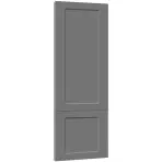 Čelo skrinky Luxeo F15-D60ZLN_D60RWN rám dark grey
