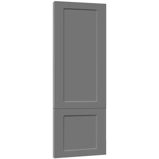 Čelo skrinky Luxeo F15-D60ZLN_D60RWN rám dark grey